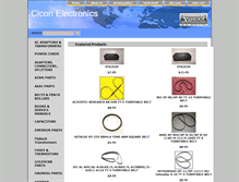 Tablet Screenshot of ciconelectronics.com